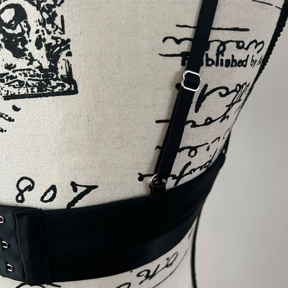 Aerie Women's Black Strappy Bralette Size Standard xl Adjustable Straps - Picture 5 of 9